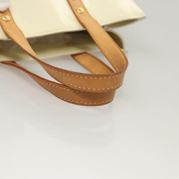 LOUIS VUITTON Monogram Vernis Reade PM Hand Bag Perle M91336 - Picture 7 of 16